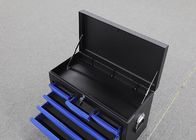 4 szuflady 24-calowa stalowa szafka na narzędzia do toczenia Niebieska skrzynia z narzędziami do przechowywania