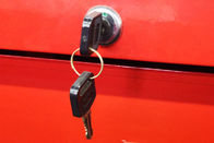 24 &quot;5 szufladowa czerwona skrzynka narzędziowa na kółkach Schowek na narzędzia Spcc Cold Steel Z Matą EVA